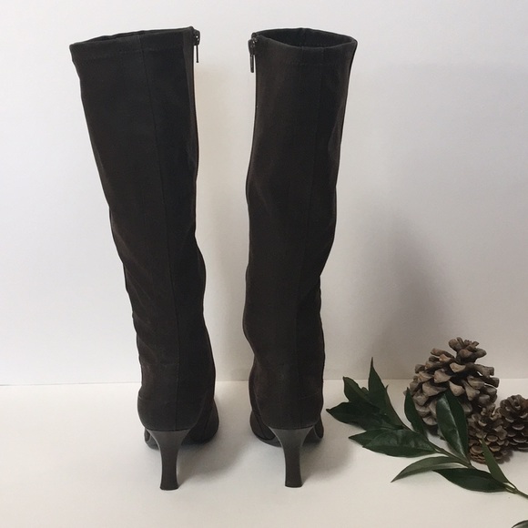 Suede Alfani Brown Boots - Picture 2 of 8